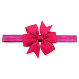 Elastic Bowknot Shocking Pink