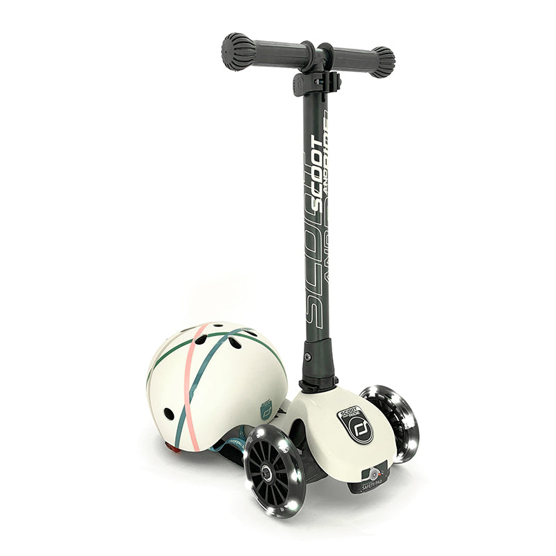 Scoot & Ride® Otroški skiro Highwaykick 3 Ash LED Scoot & Ride
