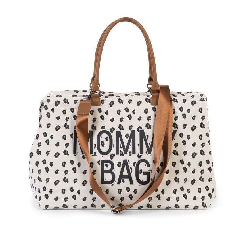 Childhome® Previjalna torba Mommy Bag Big Canvas Leopard Childhome