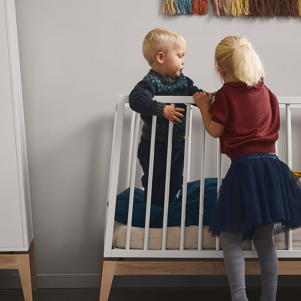 Leander® Otroška postelja Luna™ 120x60 cm White/Oak Leander