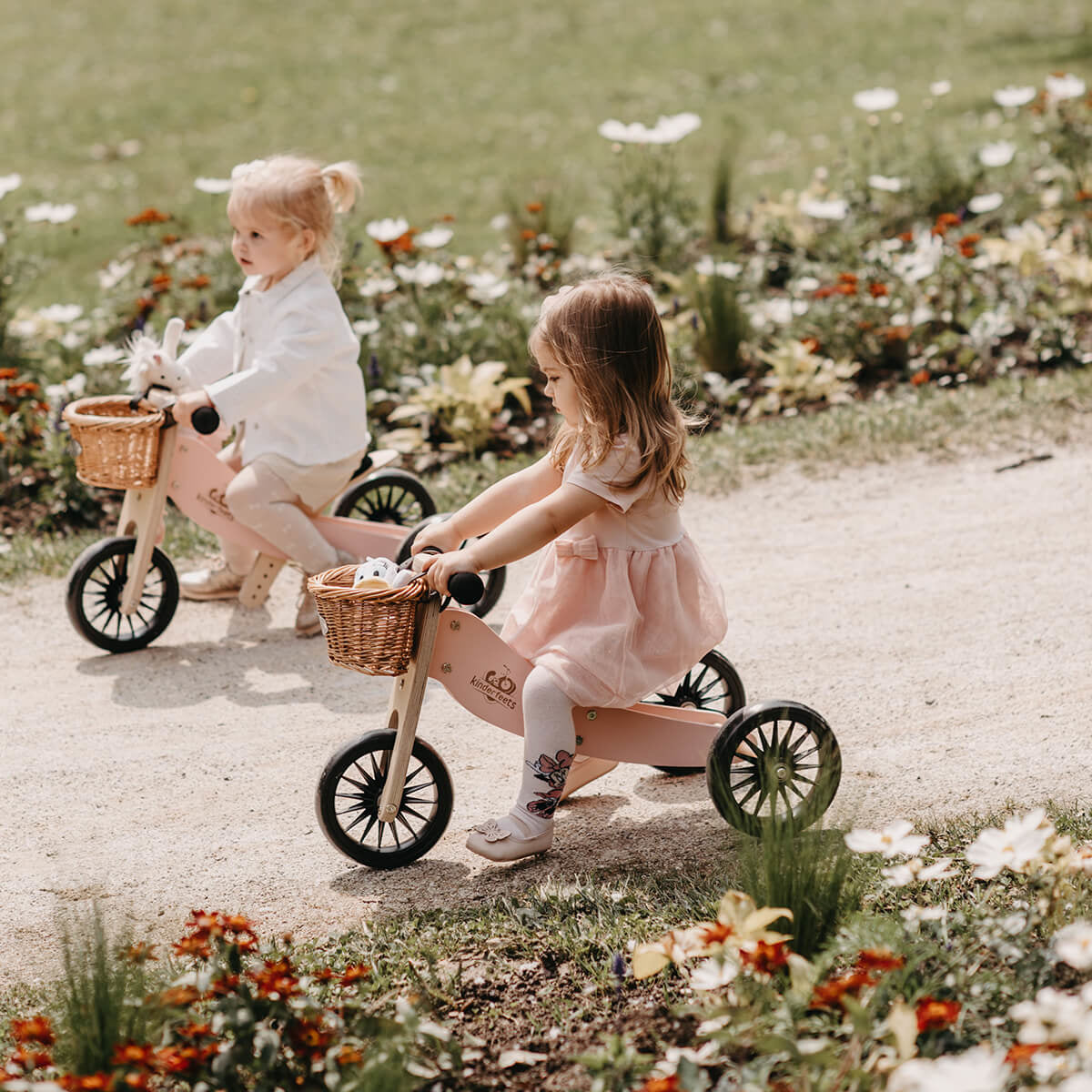 Kinderfeets® Lesen poganjalec Tiny Tot PLUS 2v1 Rose Kinderfeets