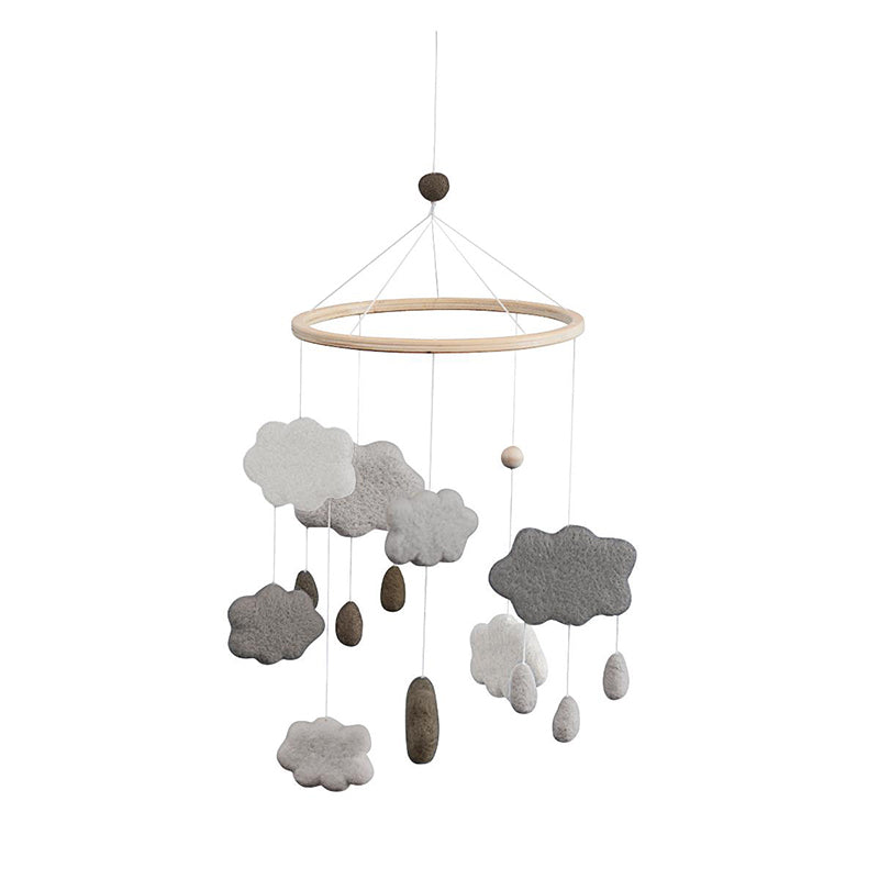 Sebra® Vrtiljak za posteljico Clouds Warm Grey Sebra