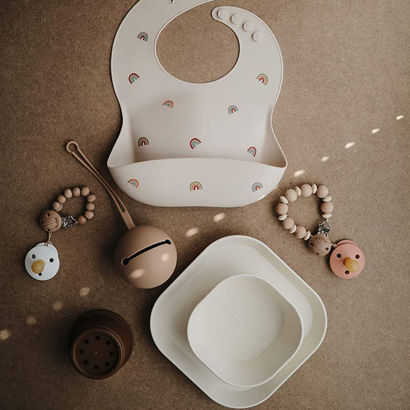 Mushie® Torbica za dudo Blush Mushie