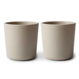 Mushie® Dinnerware Cup Set of 2 - Vanilla