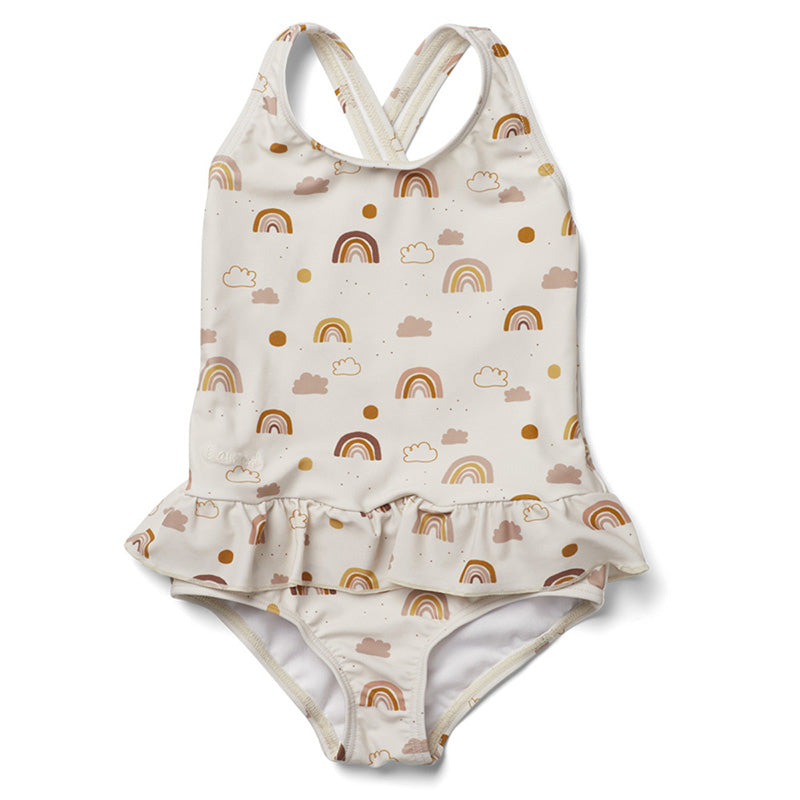 Liewood® Otroške enodelne kopalke Amara Rainbow Love Sandy 68/74 Liewood