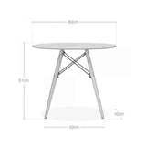 EM Furniture Tavolino per Bambini White