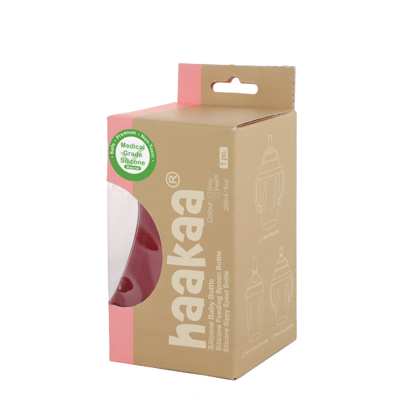 Haakaa® Silikonska otroška steklenička 3.gen. 250ml Haakaa