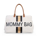 Childhome® Previjalna torba Mommy Bag Big Canvas Black/Gold