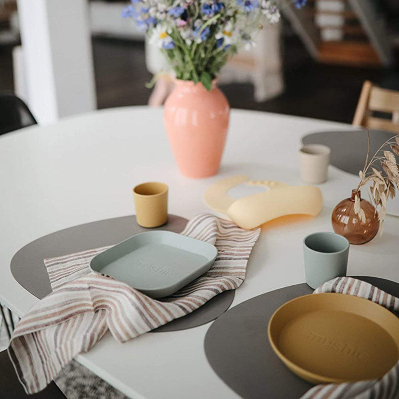 Mushie® Set dveh kozarčkov Powder Blue Mushie