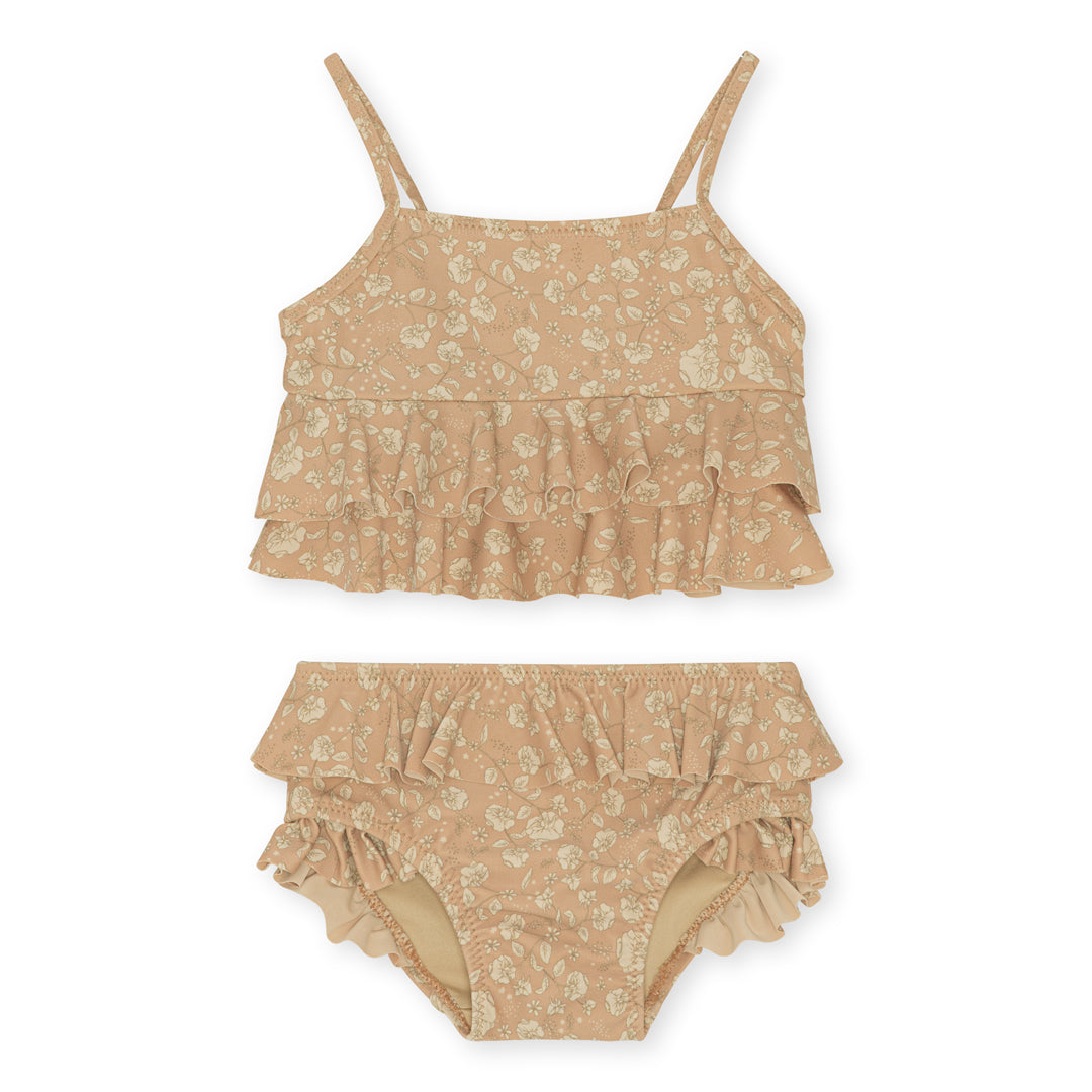 Konges Sløjd® Otroške kopalke bikini Manuca Frill Blossom Rouge Konges Sløjd