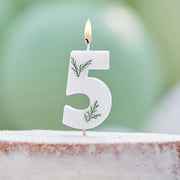 Ginger Ray® Svečka Leaf Številka 5 Ginger Ray