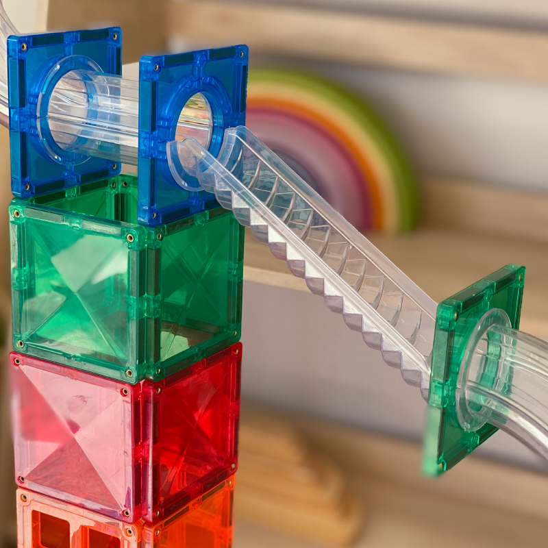 Connetix® Magnetne ploščice Ball Run Set 92-delni Connetix