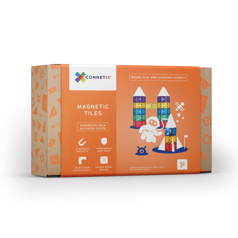 Connetix® Magnetne ploščice Expansion Pack 40-delni Connetix