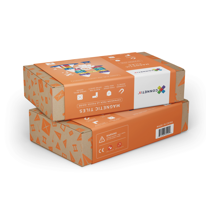 Connetix® Magnetne ploščice Expansion Pack 40-delni Connetix