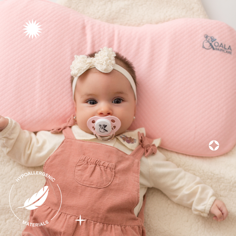 Koala Babycare® Moj prvi vzglavnik Perfect Head Maxi AIR Pink Koala Babycare