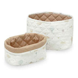 CamCam® Quilted Storage Baskets Dreamland/Camel