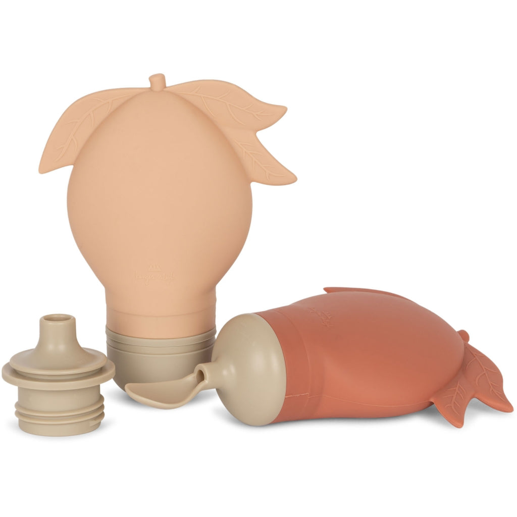 Konges Sløjd® Set 2 silikonskih modelčkov za smoothie Copper Brown/Rose Sand Konges Sløjd