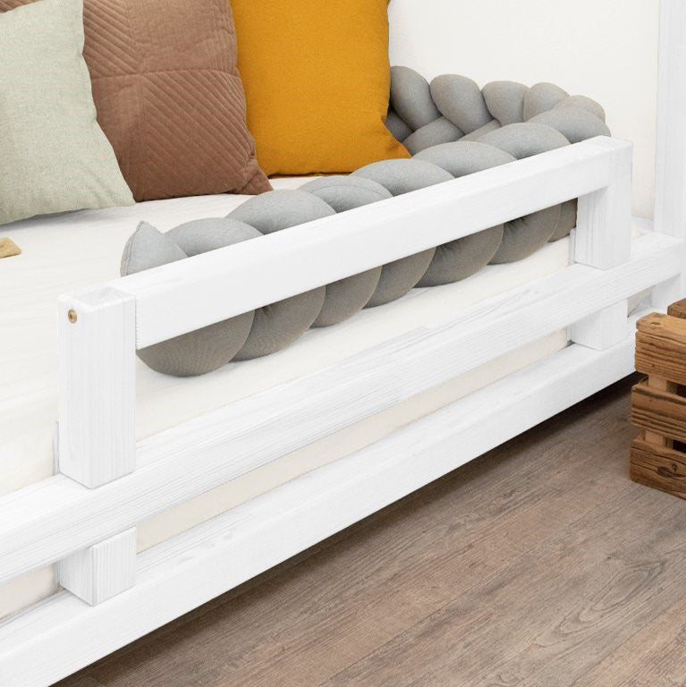 Benlemi® Ograja za posteljo SAFETY White Benlemi