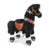 PonyCycle® Pony na kotačima - Black with White Hoof (3-4G)