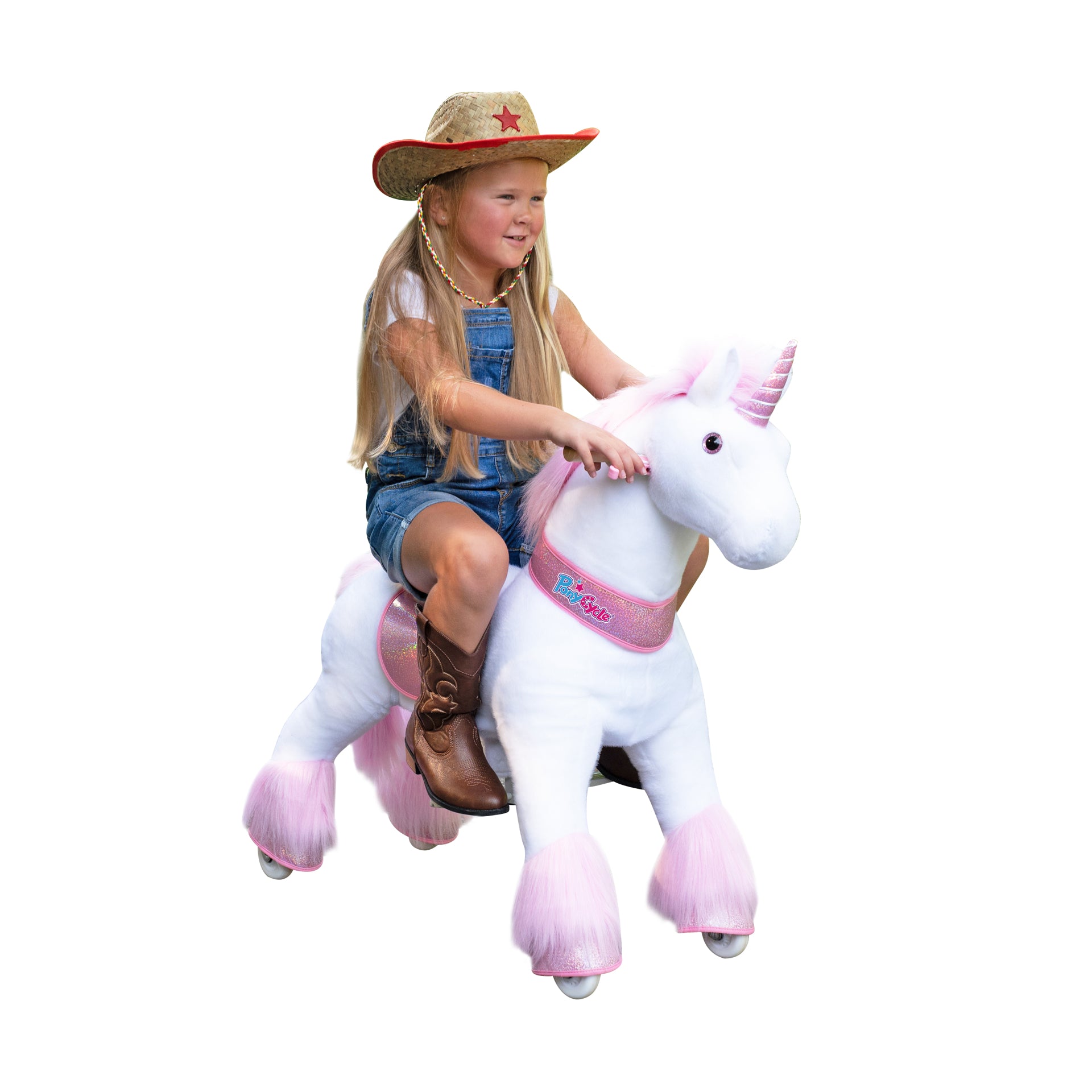 PonyCycle® Konjiček na kolesih - Pink Unicorn (3-5L) PonyCycle