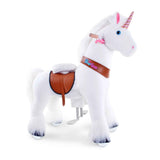 PonyCycle® Cavallo con ruote - White Unicorn (4-7A)