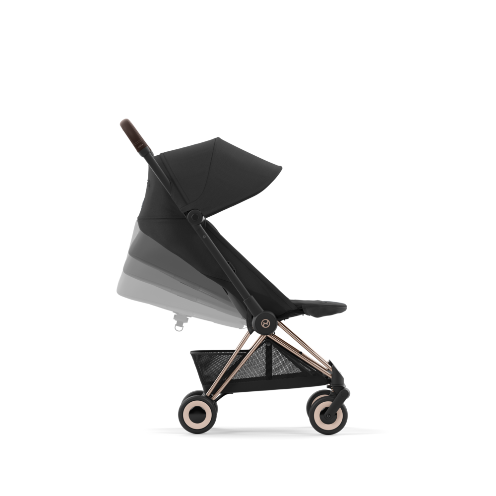 Cybex Platinum® Otroški voziček Coya™ Sepia Black (Rosegold Frame) Cybex Platinum
