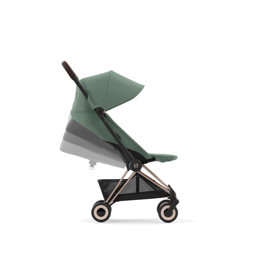 Cybex Platinum® Otroški voziček Coya™ Leaf Green (Rosegold Frame) Cybex Platinum