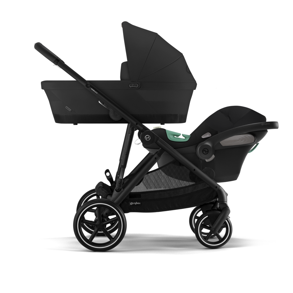 Cybex® Otroški voziček Gazelle™ S Moon Black (Black Frame) Cybex