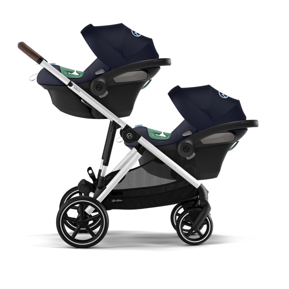 Cybex® Otroški voziček Gazelle™ Ocean Blue (Silver Frame) Cybex