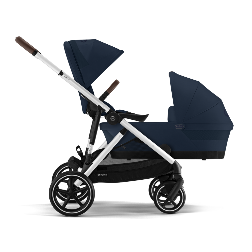Cybex® Otroški voziček Gazelle™ Ocean Blue (Silver Frame) Cybex
