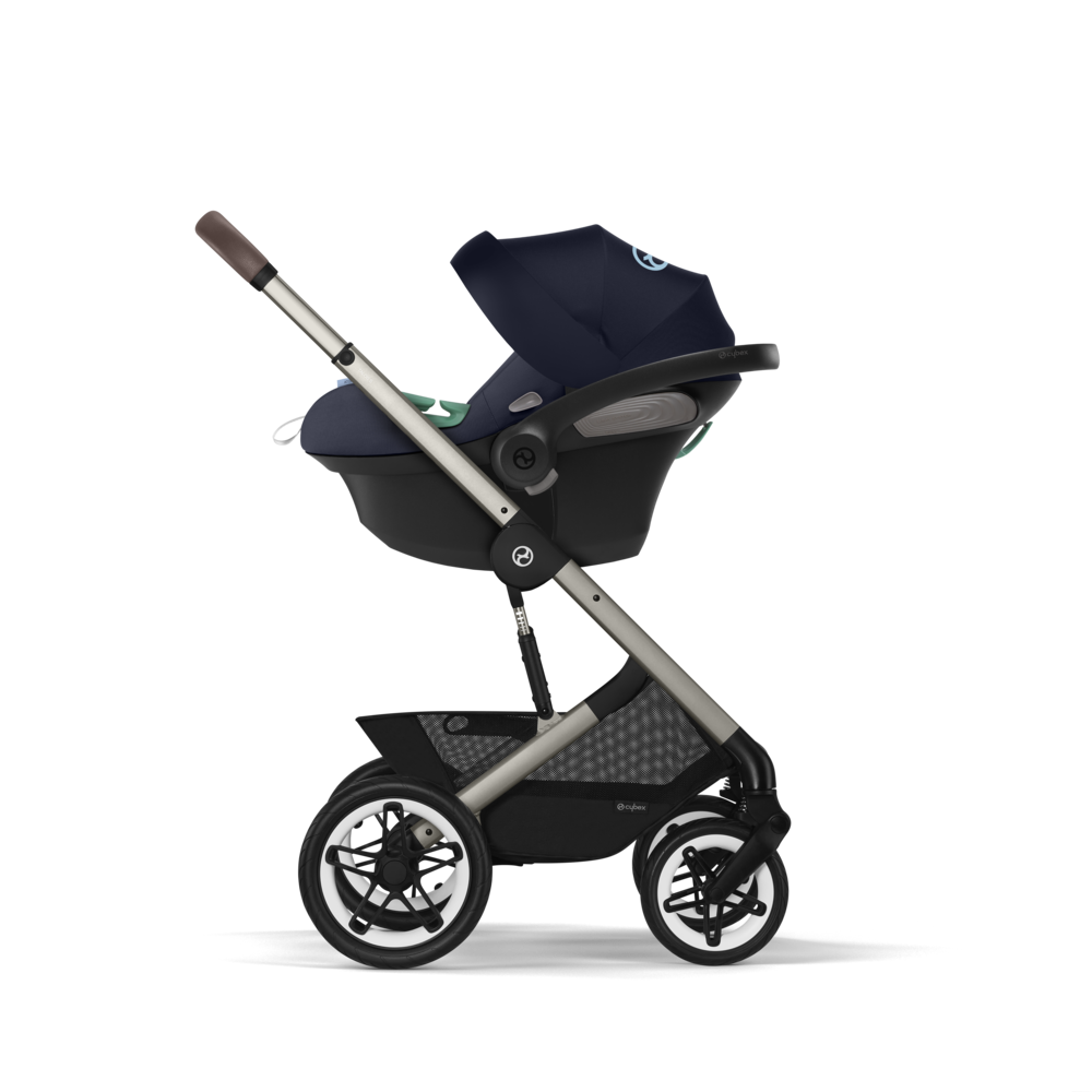 Cybex® Otroški voziček Talos S LUX (0-22 kg) Ocean Blue (Silver Frame) Cybex