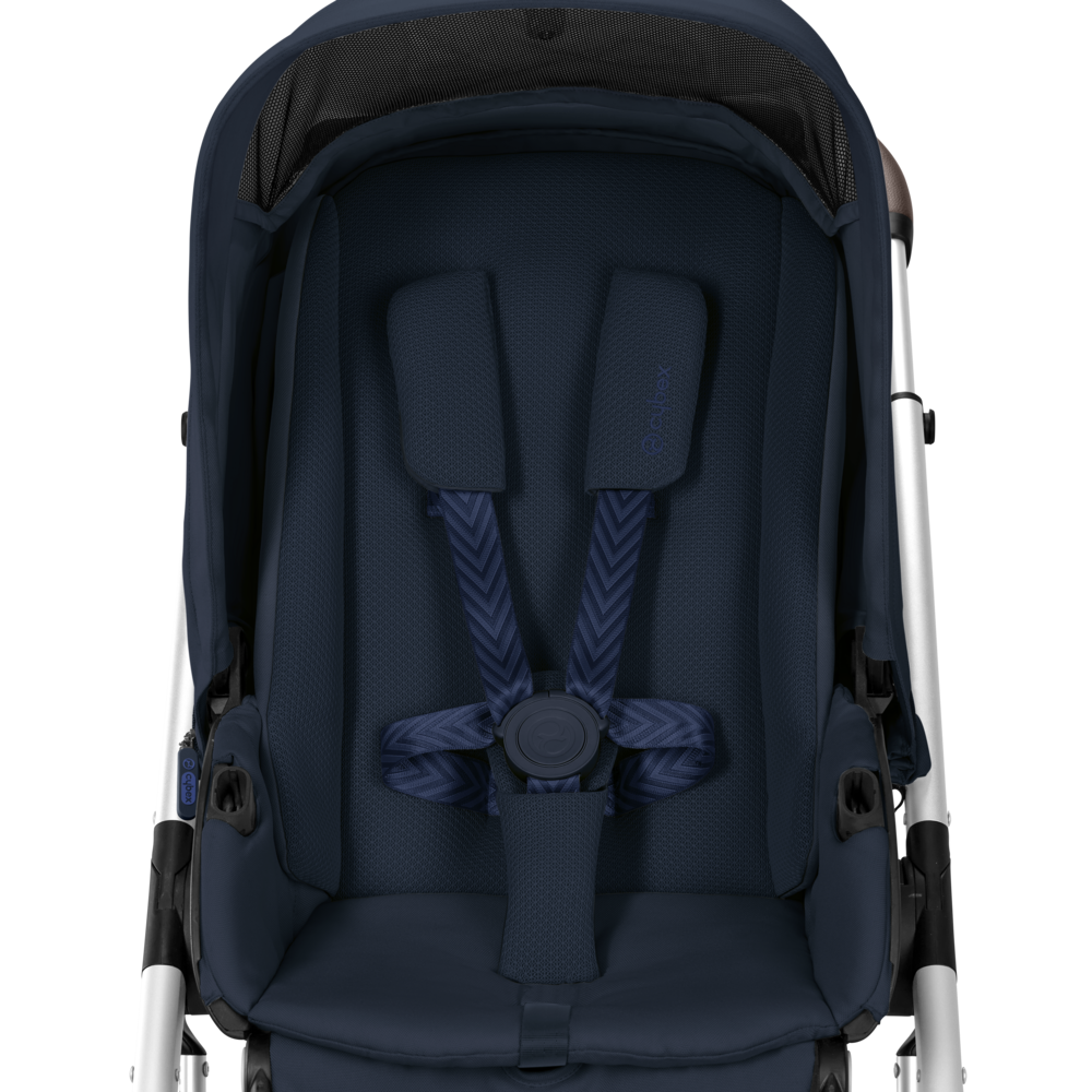 Cybex® Otroški voziček Talos S LUX (0-22 kg) Ocean Blue (Silver Frame) Cybex