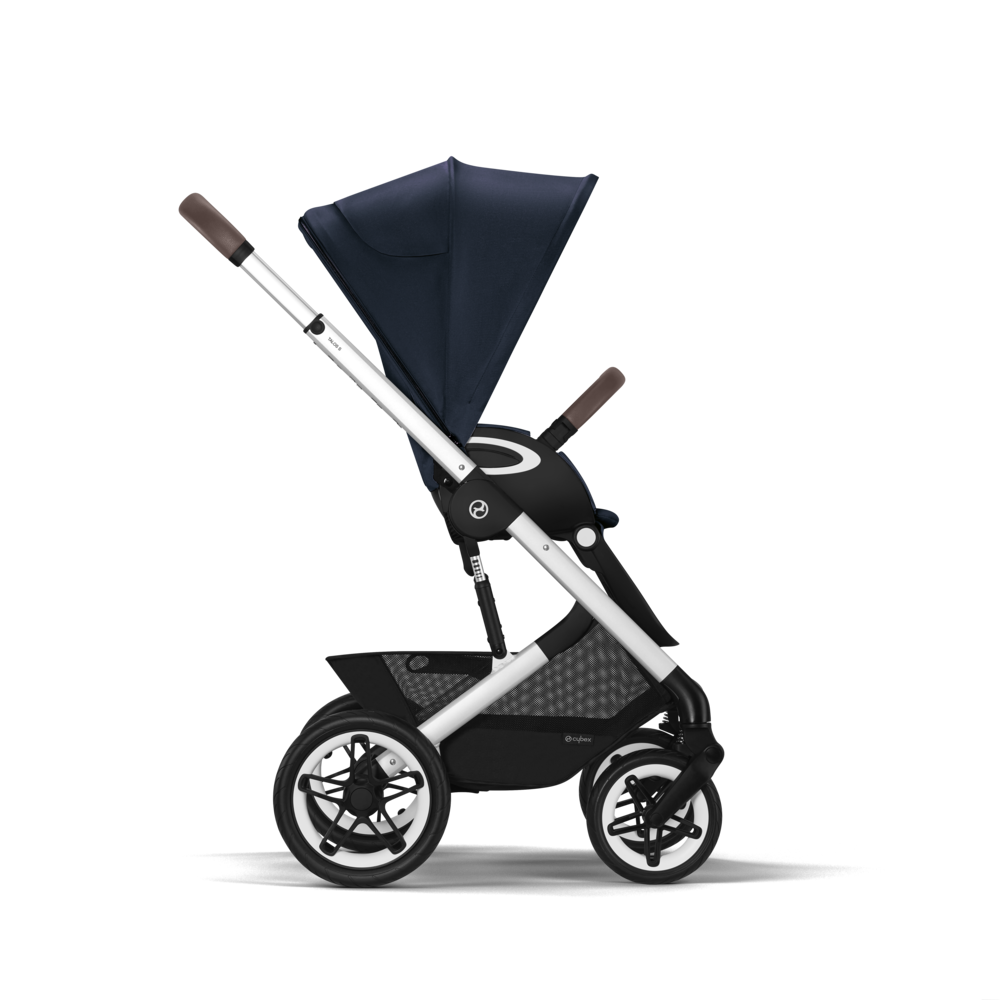 Cybex® Otroški voziček Talos S LUX (0-22 kg) Ocean Blue (Silver Frame) Cybex