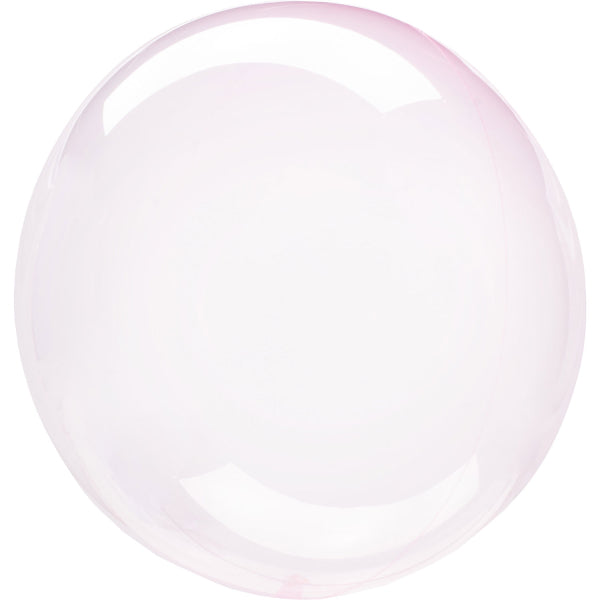 Amscan® Okrogel balon Crystal Clearz™ (46 cm) Petite Light Pink Amscan