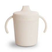 Mushie® Kozarček za učenje pitja Sippy Cup Ivory Mushie