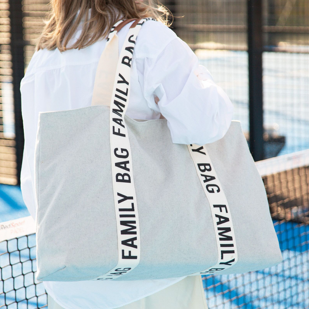 Childhome® Torba Family Bag Signature Canvas Off White Childhome