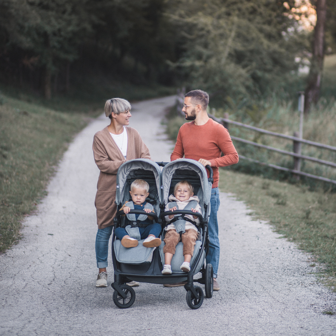 MAST® Otroški voziček TWIN X Onyx Mast