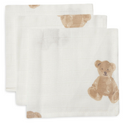 Jollein® Komplet 3 tetra pleničk Teddy Bear 31x31 Jollein
