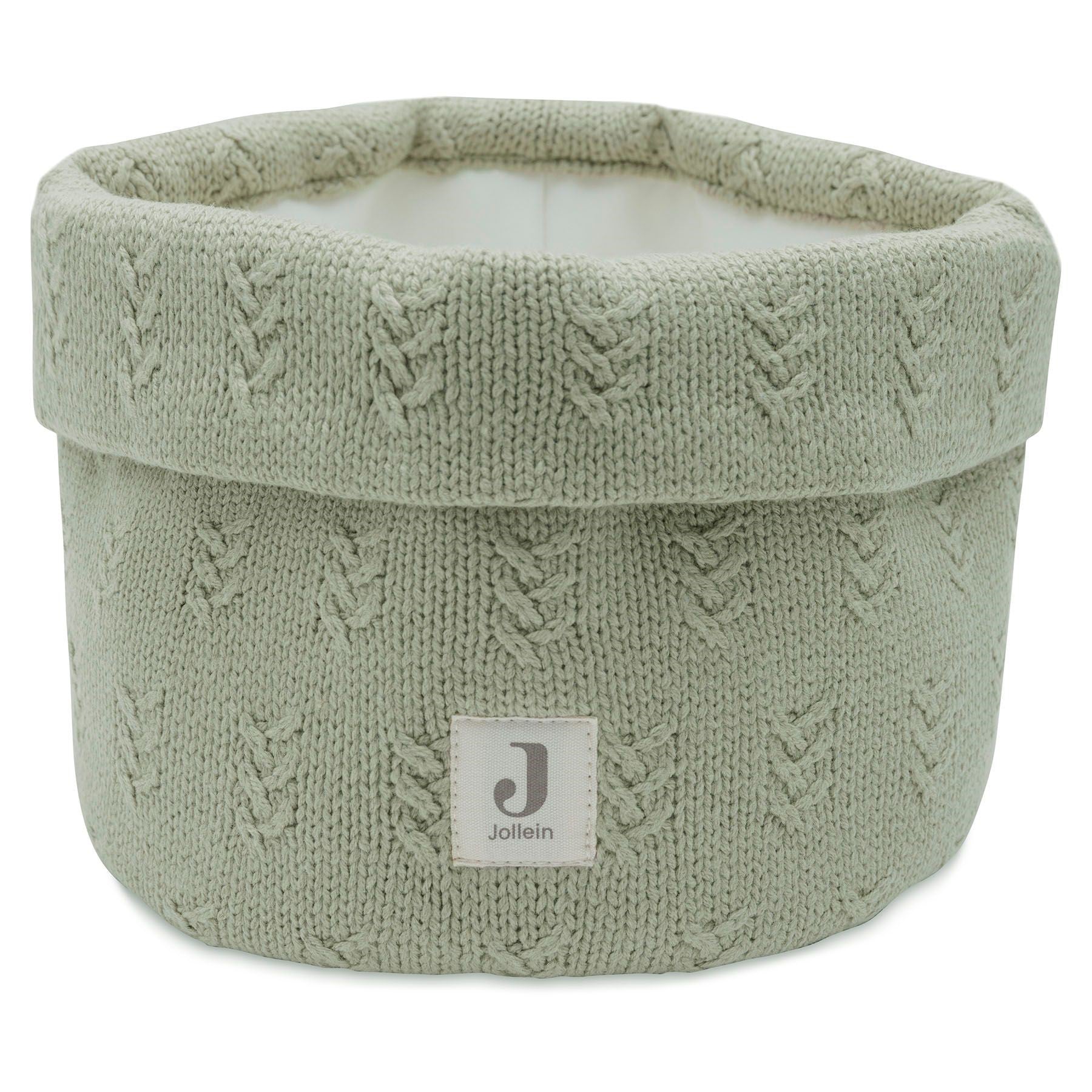 Jollein® Košara za shranjevanje Grain Knit Olive Green Jollein