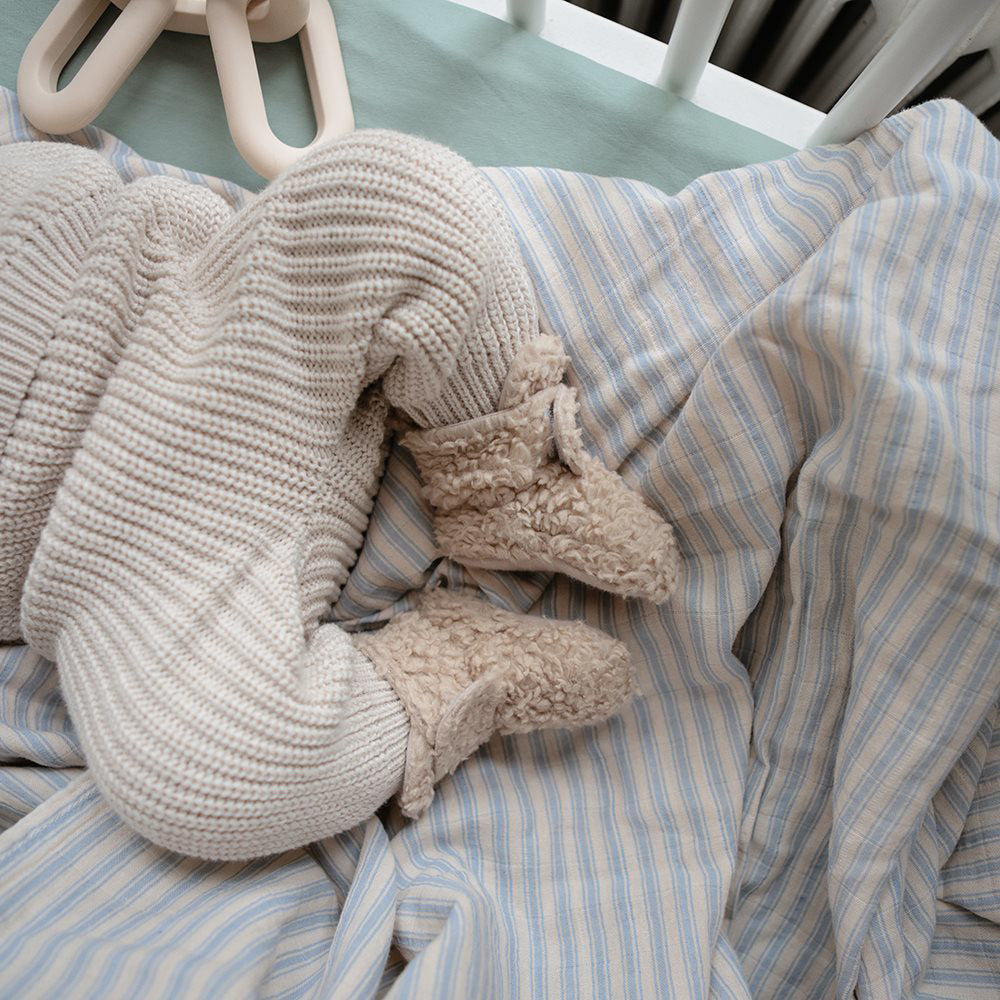 Mushie® Zimski copatki - Oatmeal Mushie