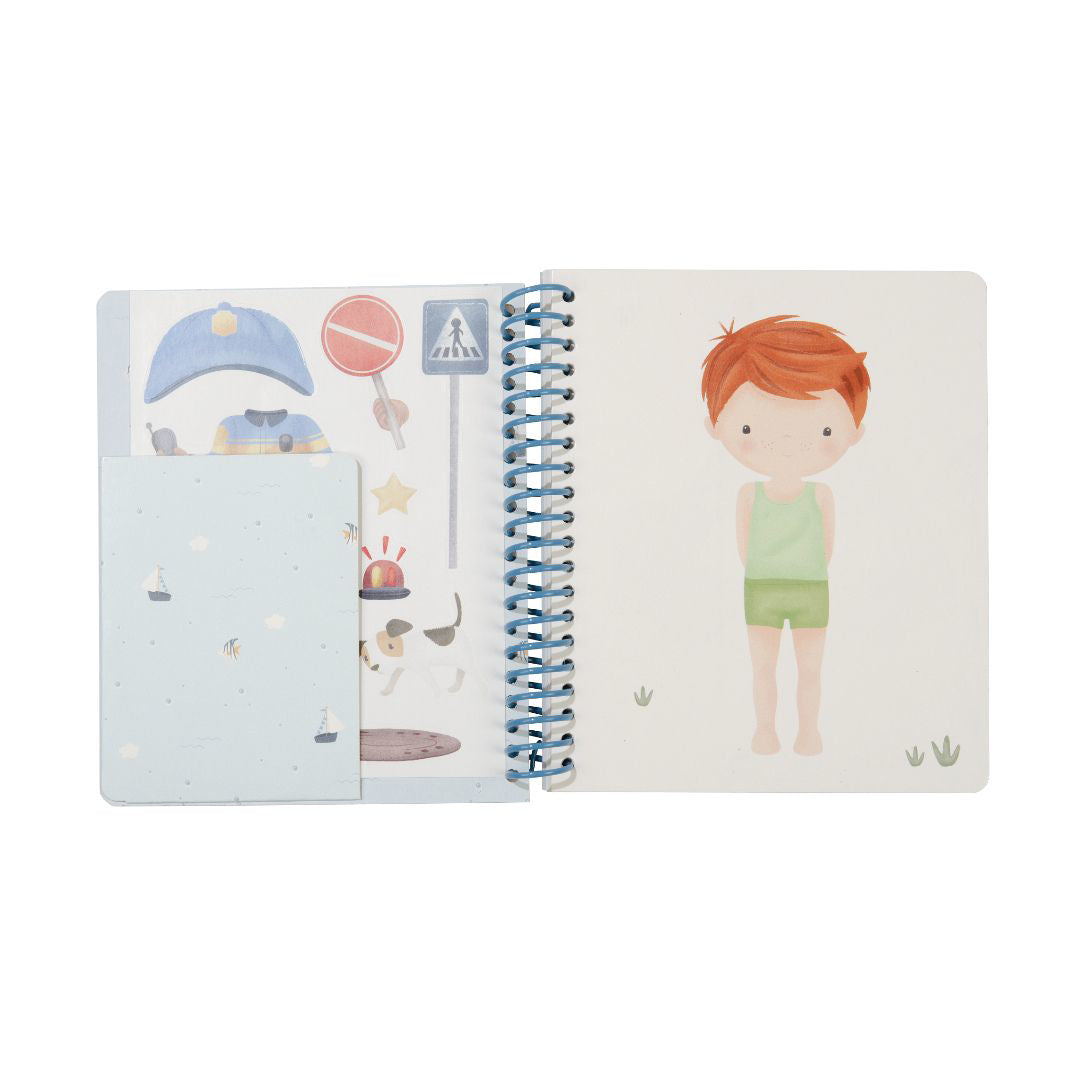 Little Dutch® Knjiga z nalepkami Jim & Friends Dress Me Up Little Dutch