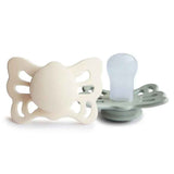 Frigg® Ciuccio anatomico in silicone Butterfly Cream/Sage