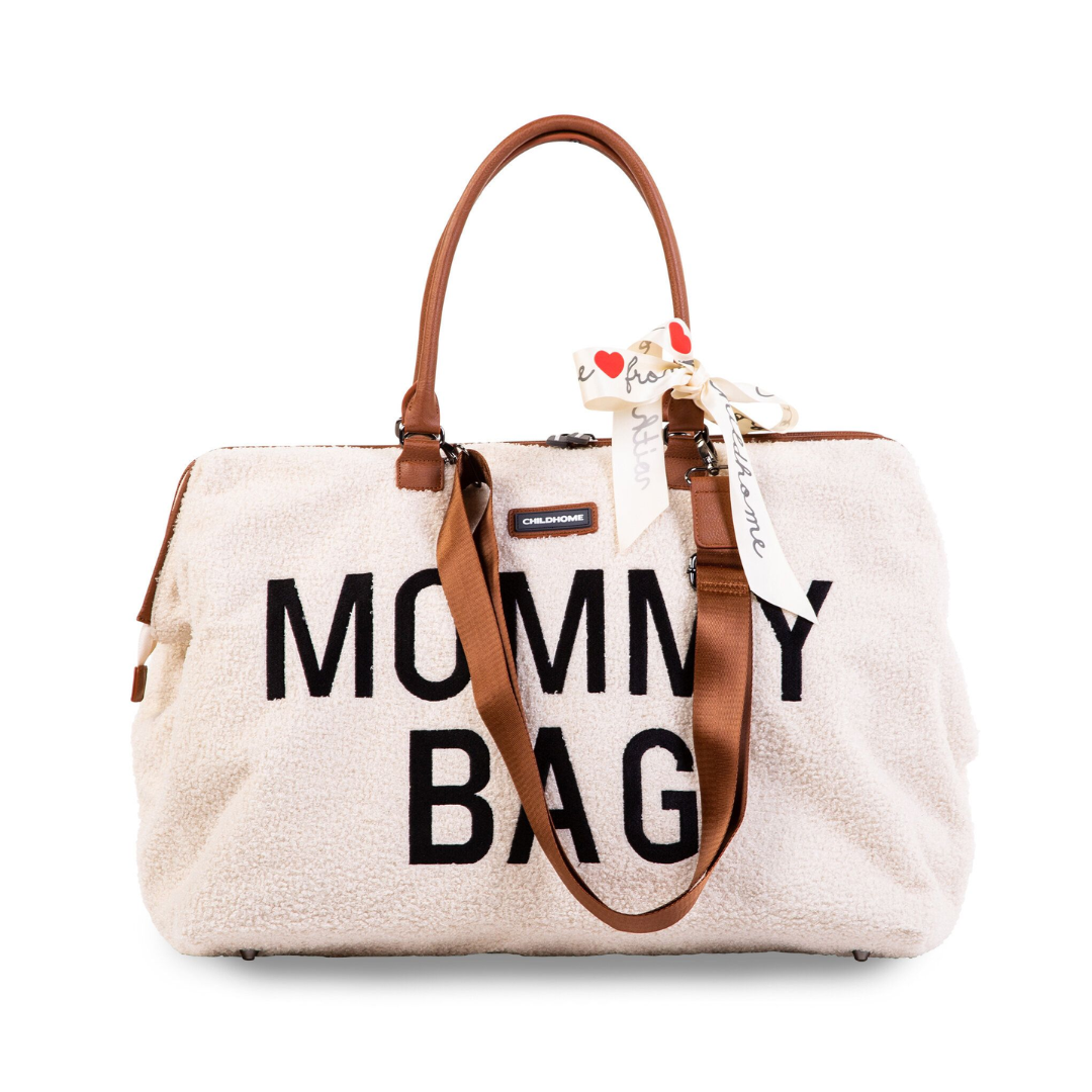 Childhome® Previjalna torba Mommy Bag Teddy Off White Childhome