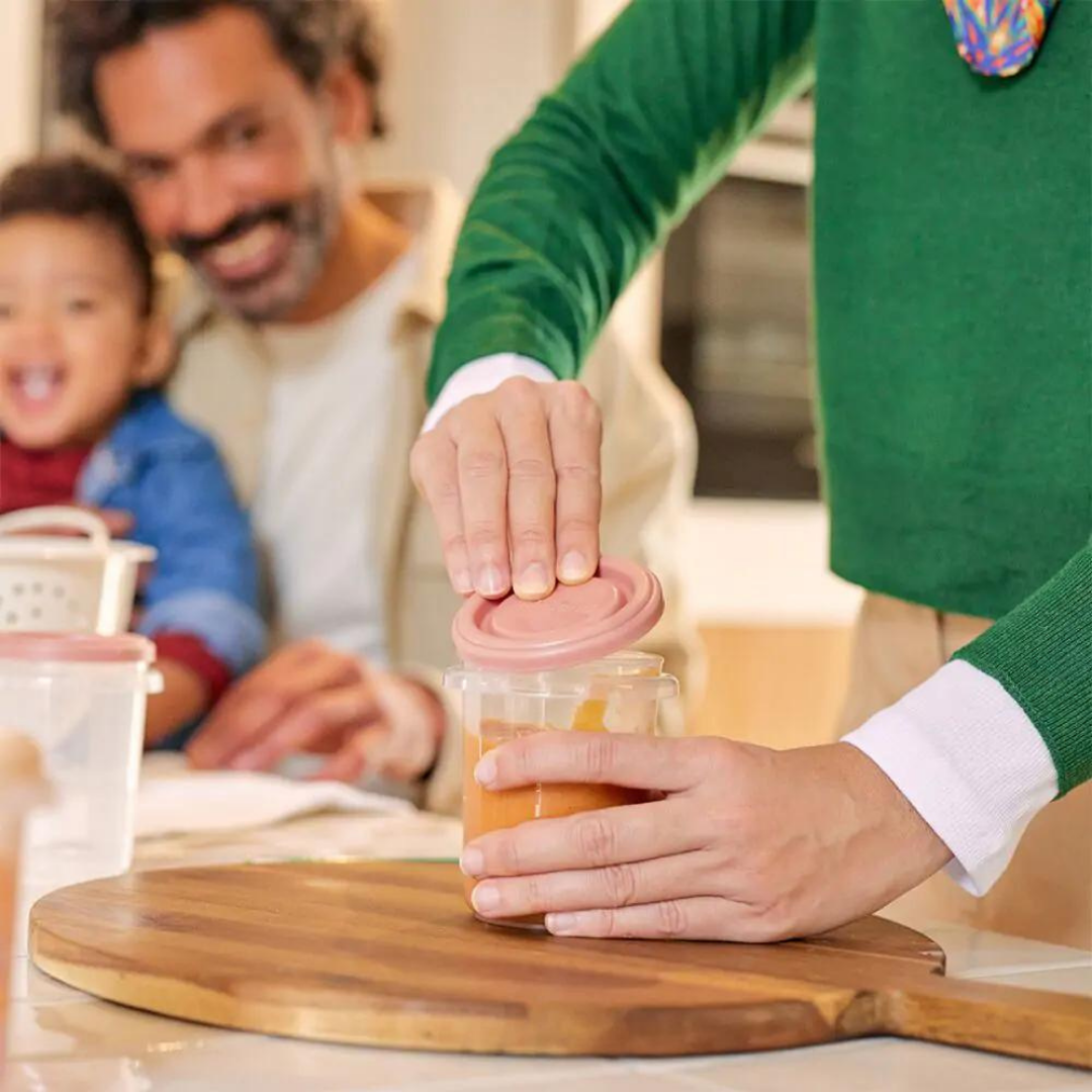 Miniland® Set 12 posodic za shranjevanje Valencia 200/250/300ml in pribor Miniland