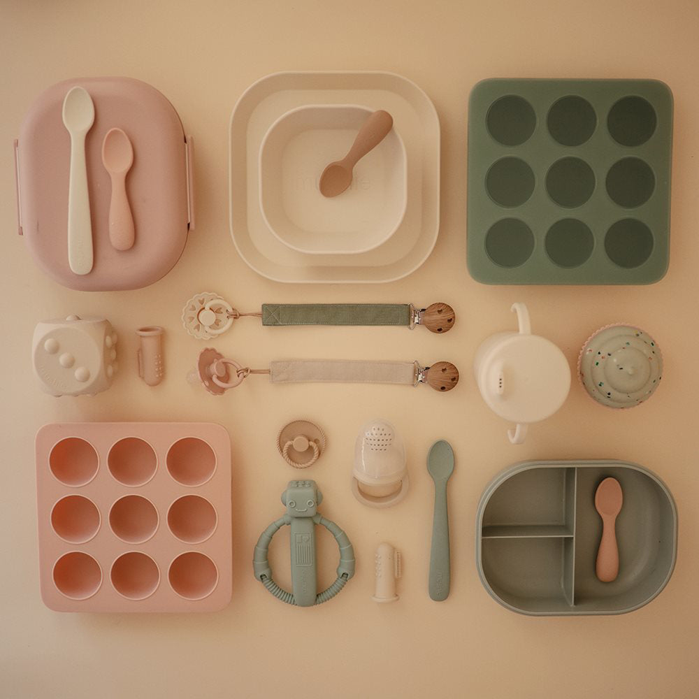 Mushie® Posodica za zmrzovanje Blush Mushie