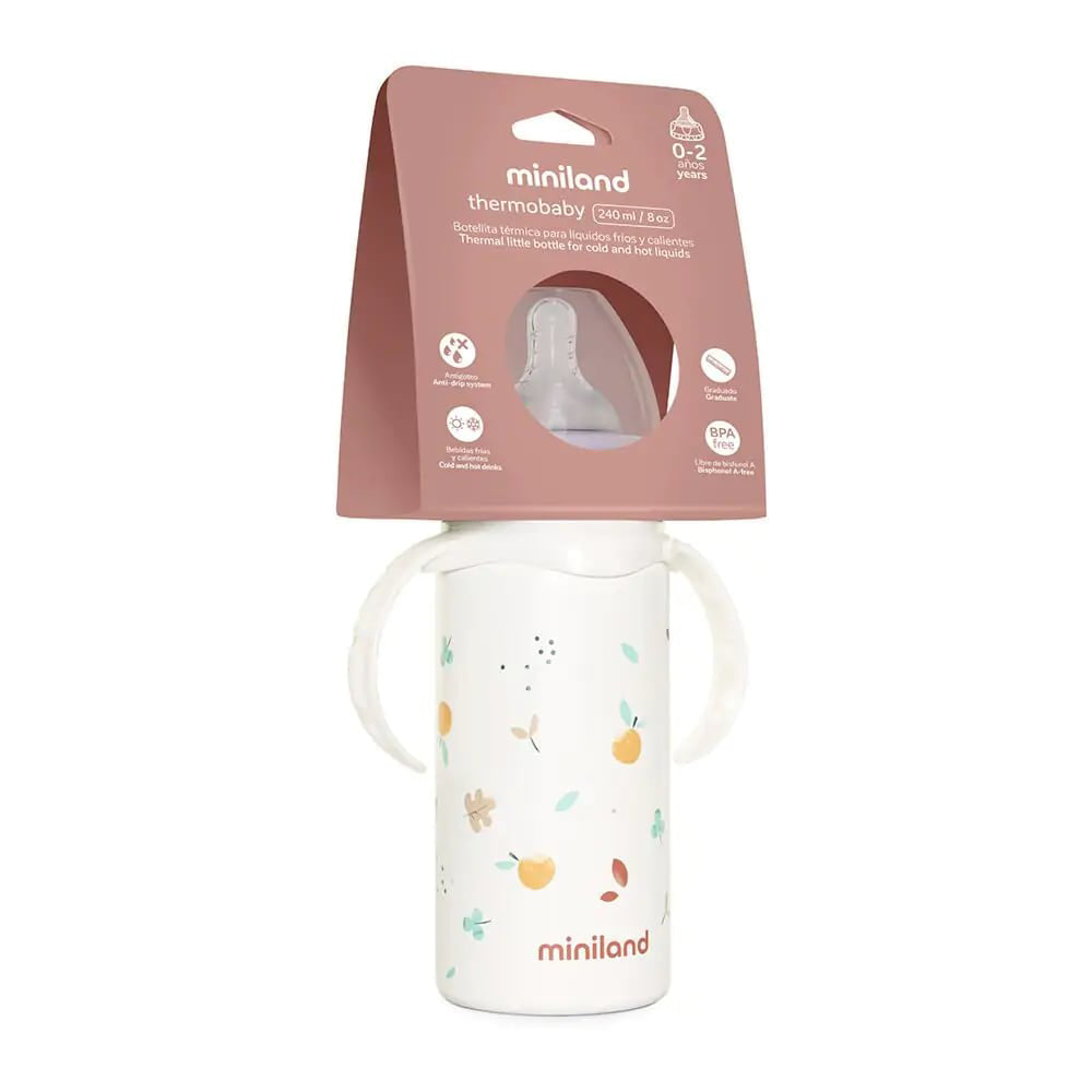 Miniland® Termo steklenička s cucljem Valencia 240ml Miniland