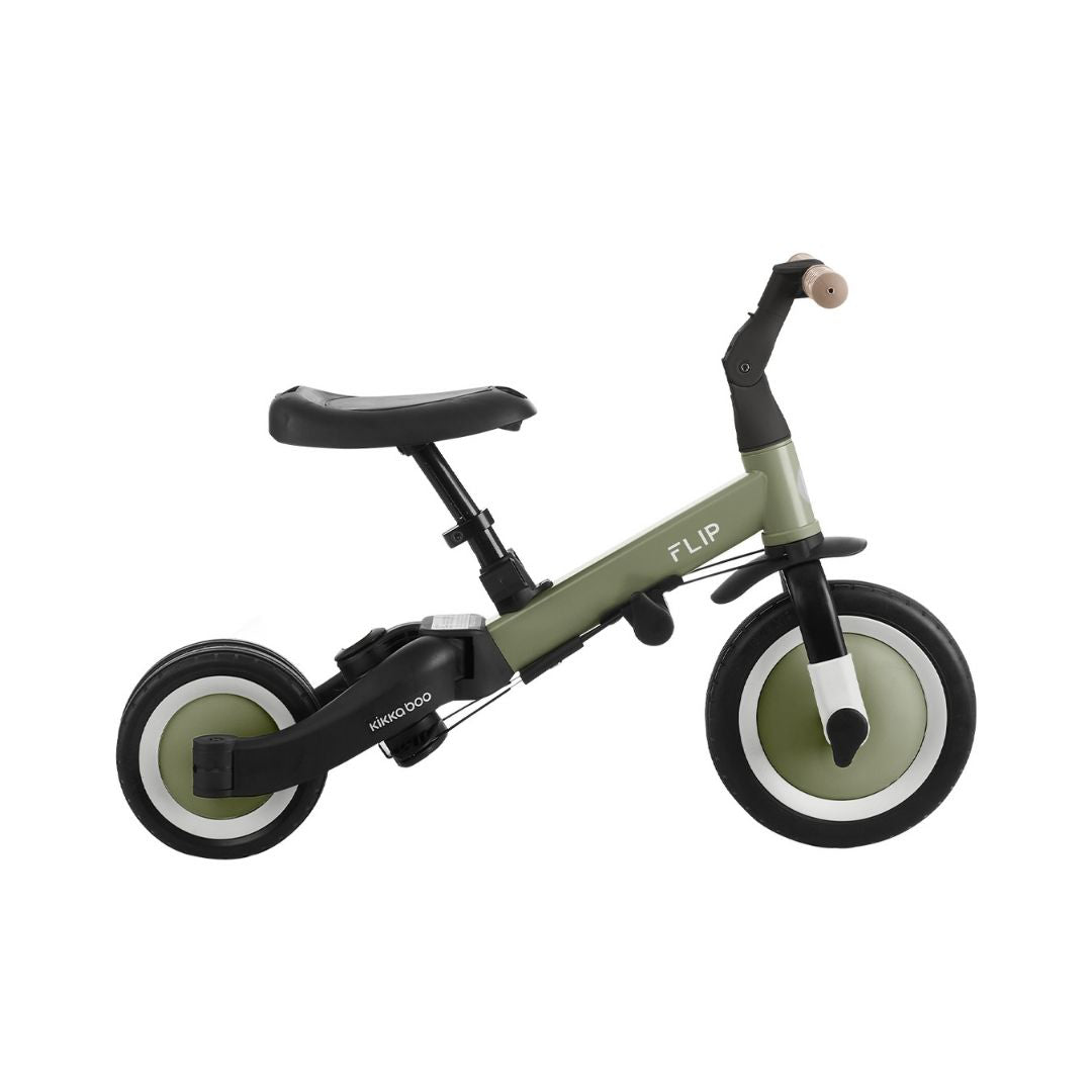 KikkaBoo® Otroški tricikel 5in1 Flip Army Green KikkaBoo
