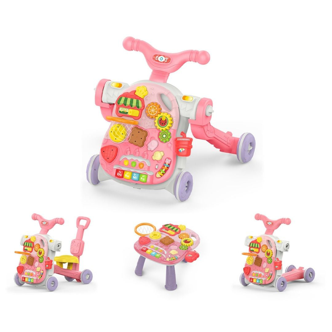 KikkaBoo® Aktivnostni voziček 4v1 Sweet Escape Pink KikkaBoo