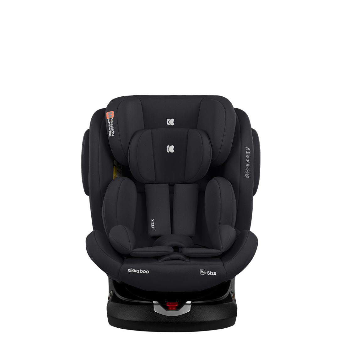 KikkaBoo® Otroški avtosedež 360° i-Felix i-SIZE (40-150 cm) Black KikkaBoo