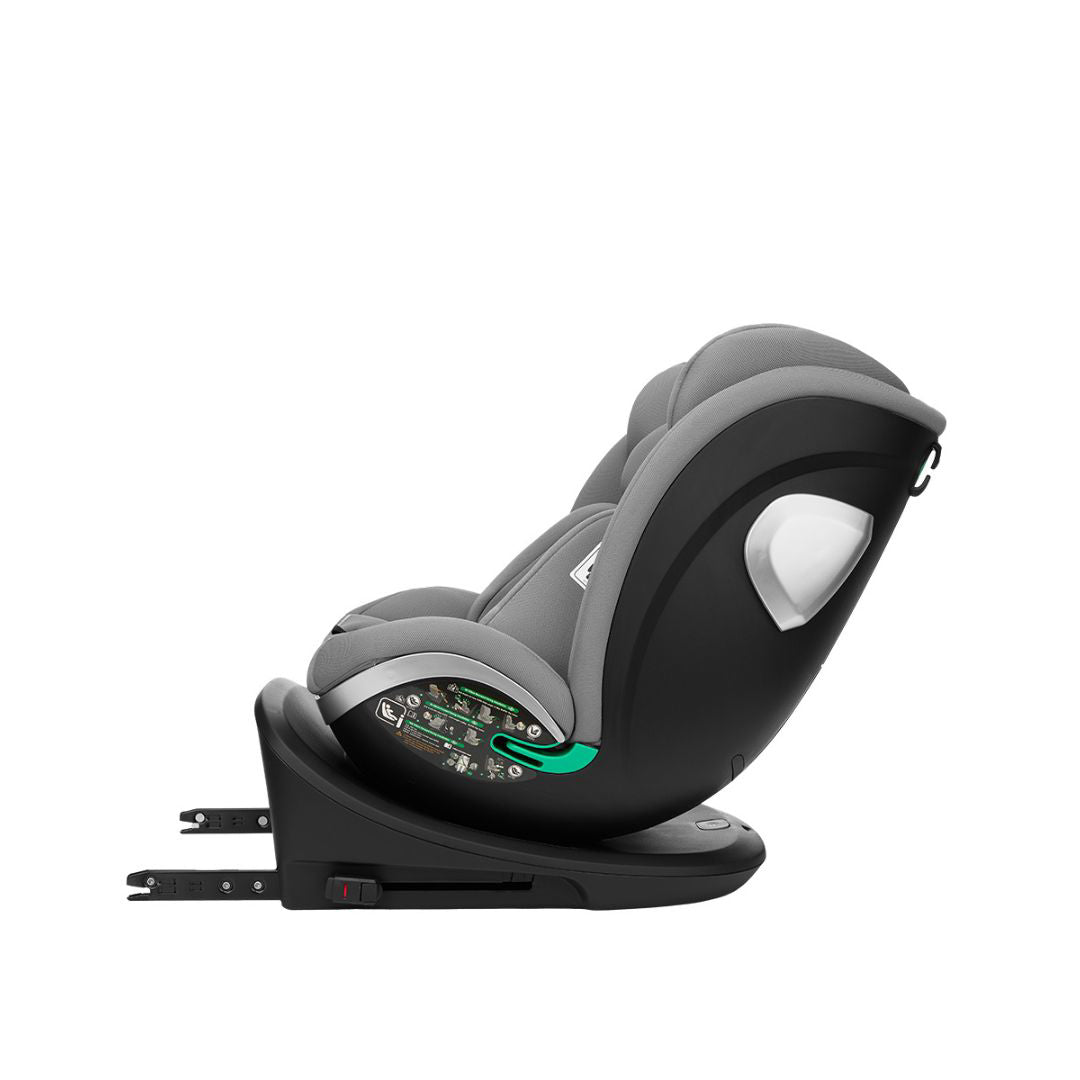 KikkaBoo® Otroški avtosedež 360° i-Drive i-SIZE (40-150 cm) Light Grey KikkaBoo